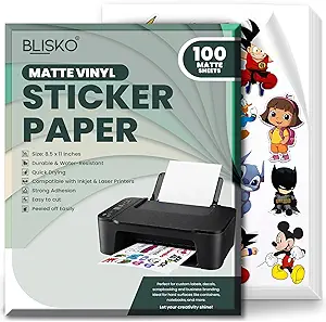 Matte Vinyl Sticker Paper